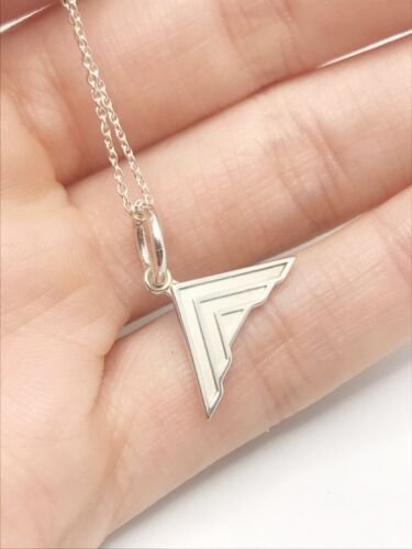 Tiffany & Co. Sterling Silver Triangle Pyramid Pendent 15